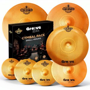 Rhythm Bytes GrooveLite Cymbal Pack Alloy Steel-0