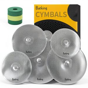 Batking Low Volume Cymbal Set Stainless Steel-0