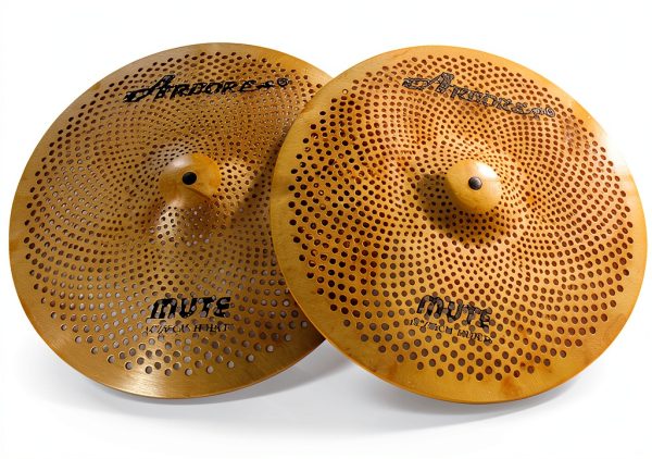 Arborea Low Volume Hi Hat Cymbal 14 Inch Quiet Practice Set-0