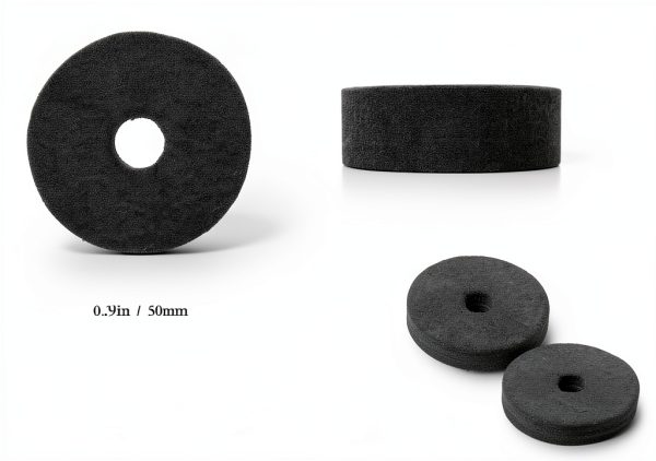 Meideal Cymbal Accessory Set 21pcs Black Kit with Felt and Bolts-4