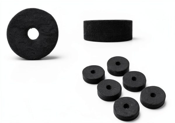 Meideal Cymbal Accessory Set 21pcs Black Kit with Felt and Bolts-3