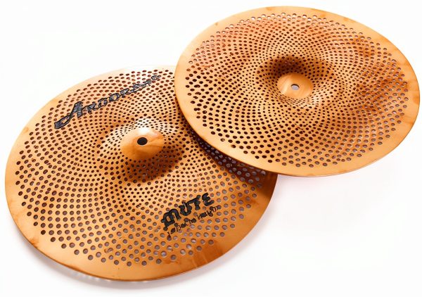Arborea Low Volume Hi Hat Cymbal 14 Inch Quiet Practice Set-1