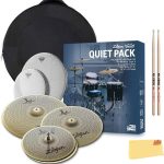 Zildjian Low Volume L80 Cymbal Pack with Remo Silentstroke Heads –-0