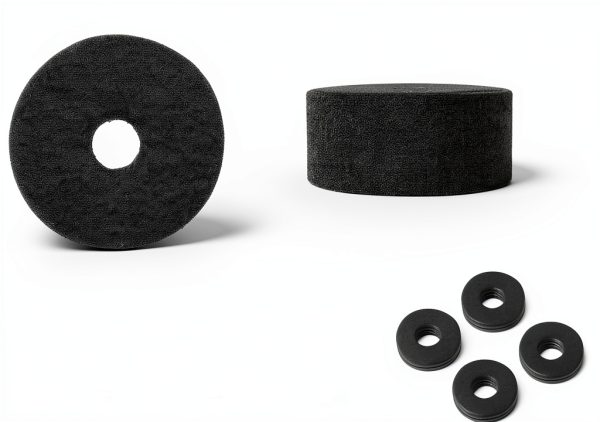 Meideal Cymbal Accessory Set 21pcs Black Kit with Felt and Bolts-5