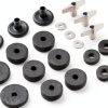 Meideal Cymbal Accessory Set 21pcs Black Kit with Felt and Bolts-0